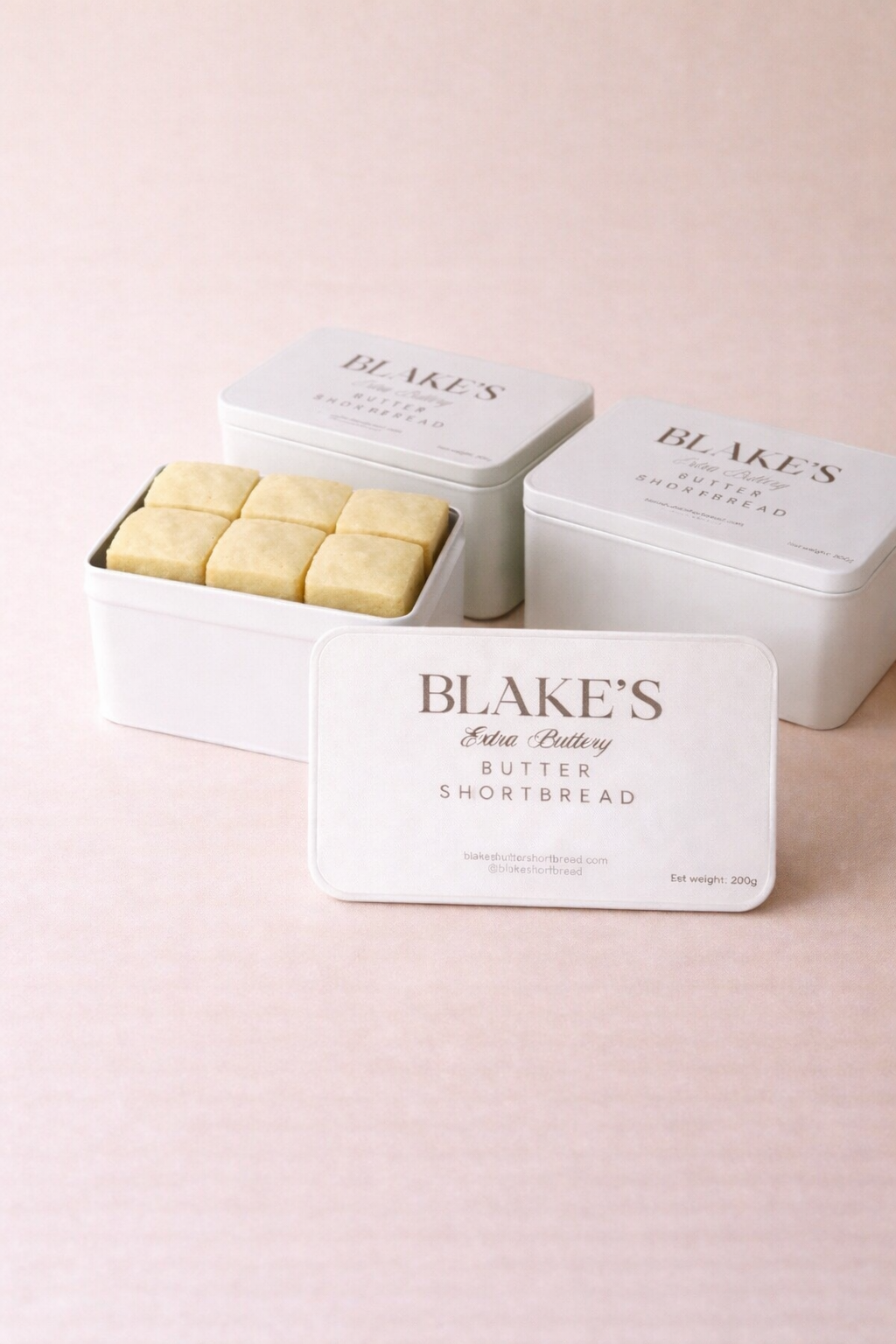 Classic Butter Shortbread bundle of 3