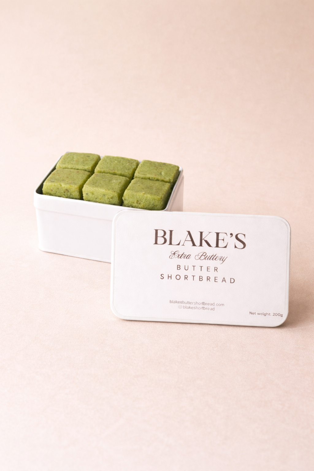 Matcha Butter Shortbread Cookies